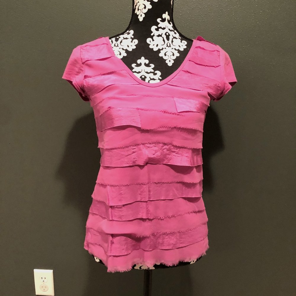 LOFT Petites Short Sleeve Edgy T-shirt - Small Petite